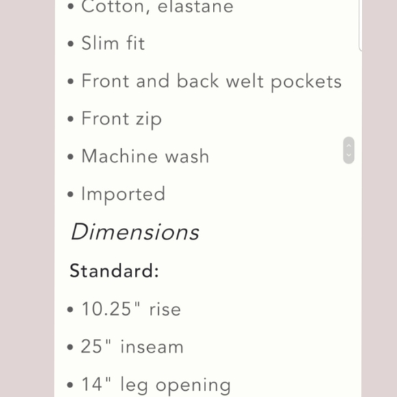 ANTHROPOLOGIE ESSENTIAL SLIM JACQUARD TROUSER PANT - Picture 7 of 8